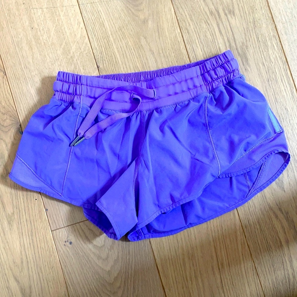 Lululemon Hotty Hot shorts in purple